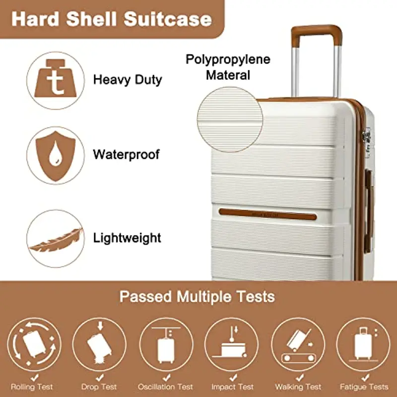 British Traveller Valigia rigida Bianco 1918270 miniatura 2