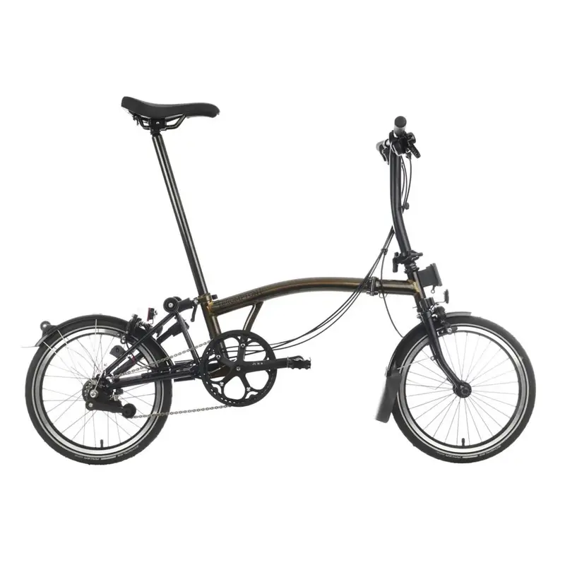 Folding C-Line Explore 6V Black Lacquer - Bicicletta Pieghevole TU