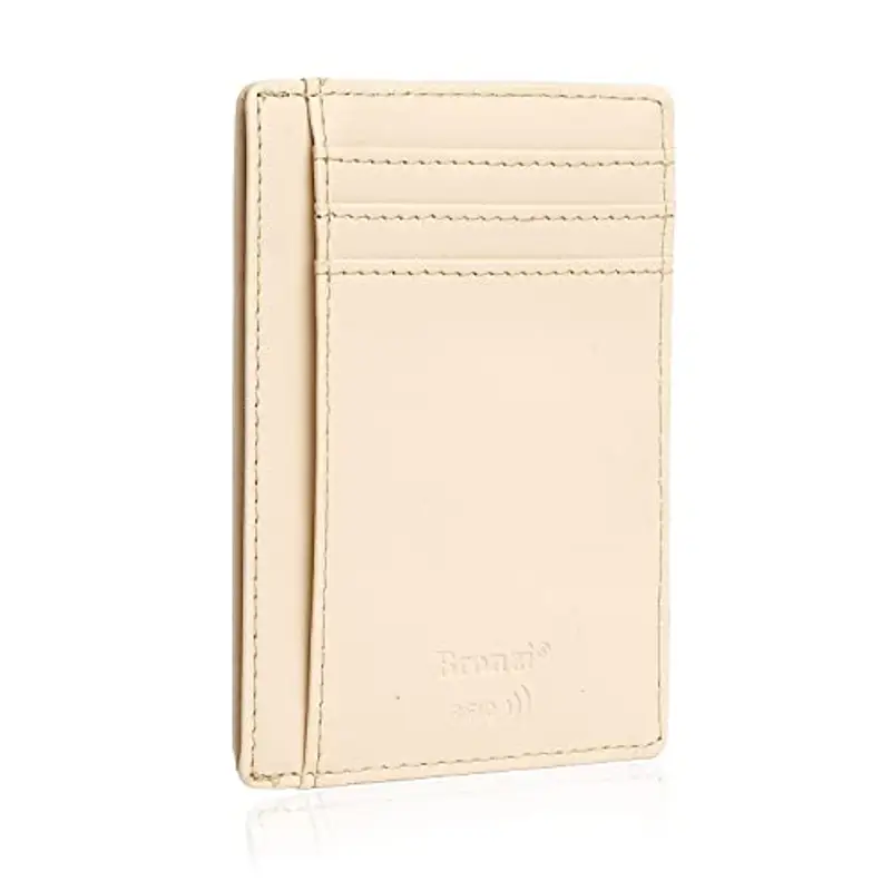 Bronzi Porta carte di credito Uomo Beige 1597315