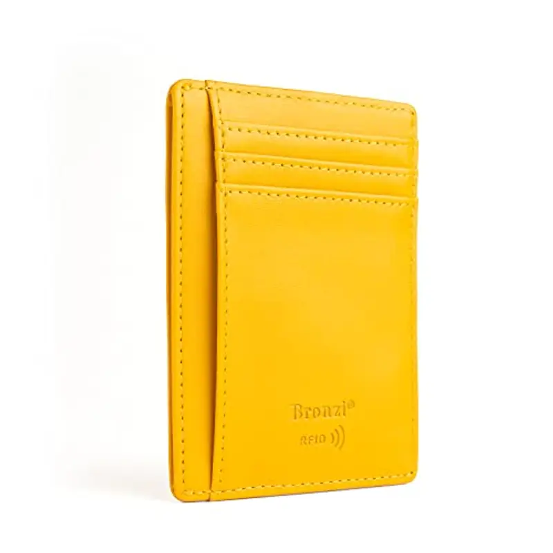 Bronzi Porta carte di credito Uomo Giallo 1597308 miniatura 2