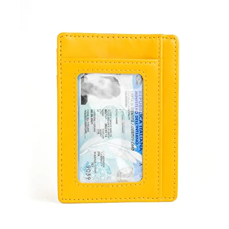 Bronzi Porta carte di credito Uomo Giallo 1597308 miniatura 3