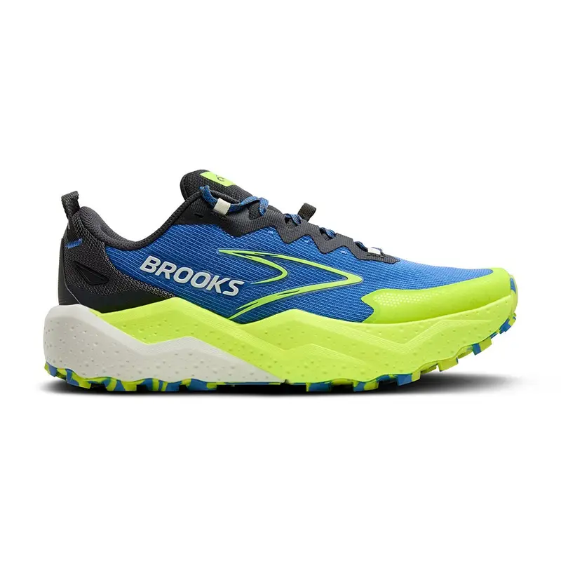 Caldera 8 Blu Giallo Fluo Nero - Scarpe Trail Running Uomo EUR 41 / US 8