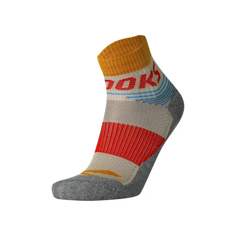 Calze Trail Running Quarter Hp Uomo Grigio Rosso S