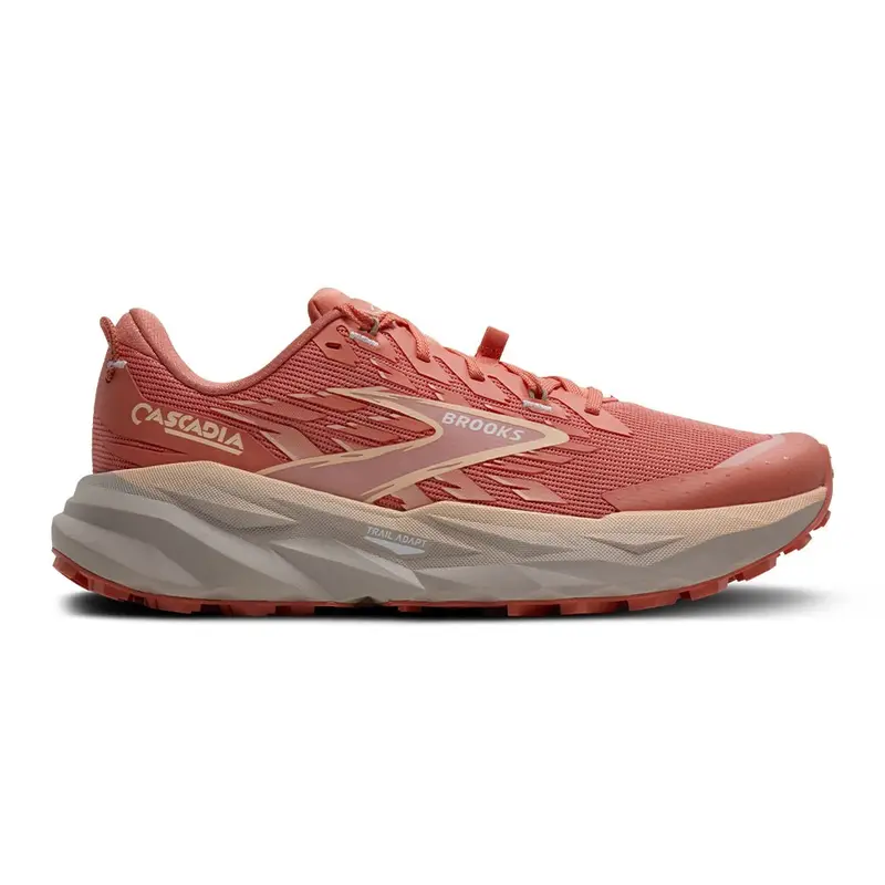 Cascadia 19 Pesca Arancio Bianco - Scarpe Trail Running Donna EUR 41 / US 9,5