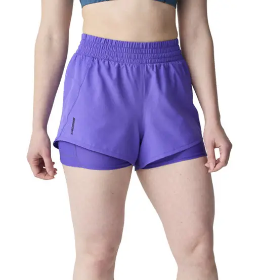 Dash 2-in-1 W - pantaloni corti running - donna Violet