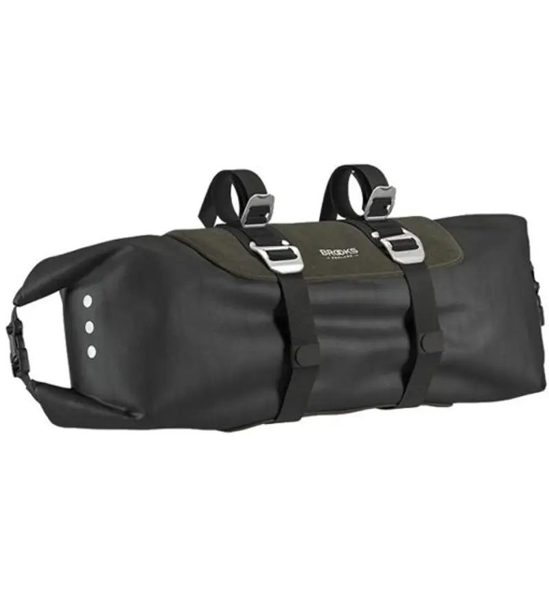 Scape Roll - borsa manubrio bici Green