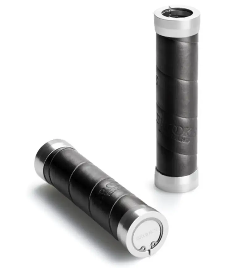 Slender Leather Grips 130/130 - manopole Black