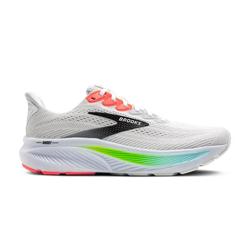 Ghost 17 Bianco Rosa - Scarpe Running Uomo EUR 45,5 / US 11,5