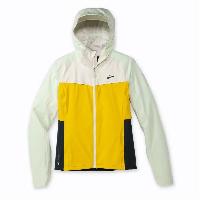 Giacca Running High Point Wp Lemon Ecru Glacier Verde Donna S