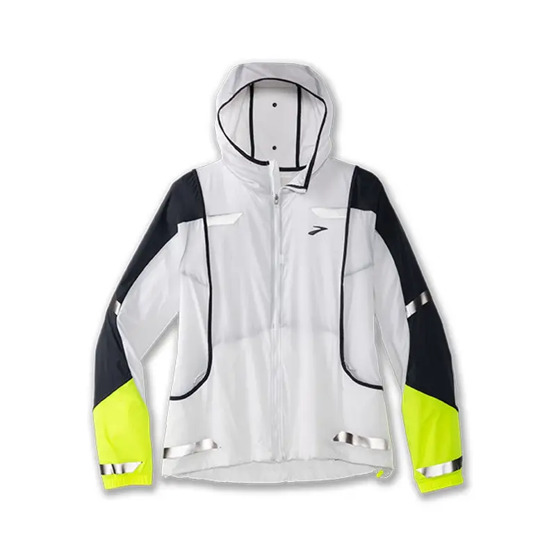 Giacca Running Run Visible Convertible Bianco Donna XS