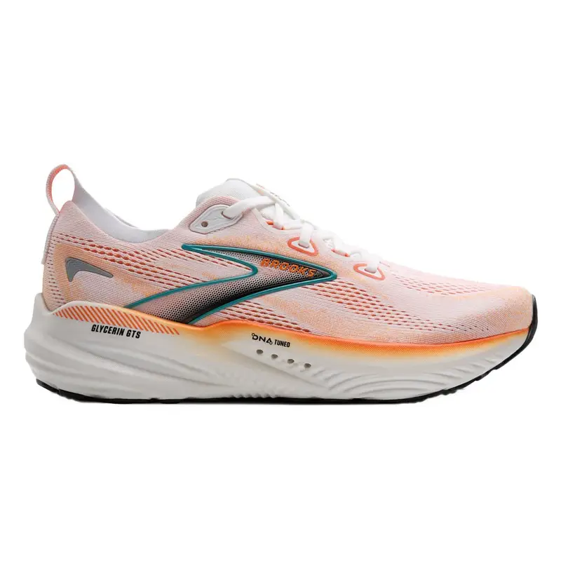 Glycerin Gts 22 Bianco Arancio Verde Blue - Scarpe Running Uomo EUR 41 / US 8