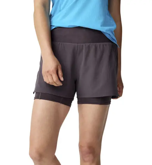 High Point 3in 2-in-1 2 0 W - pantaloni trail running - donna Grey