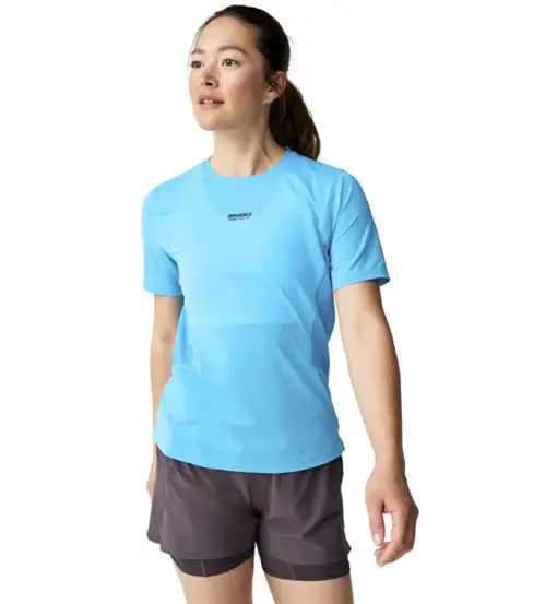 High Point Short Sleeve 2 0 W - maglia trail running - donna Blue
