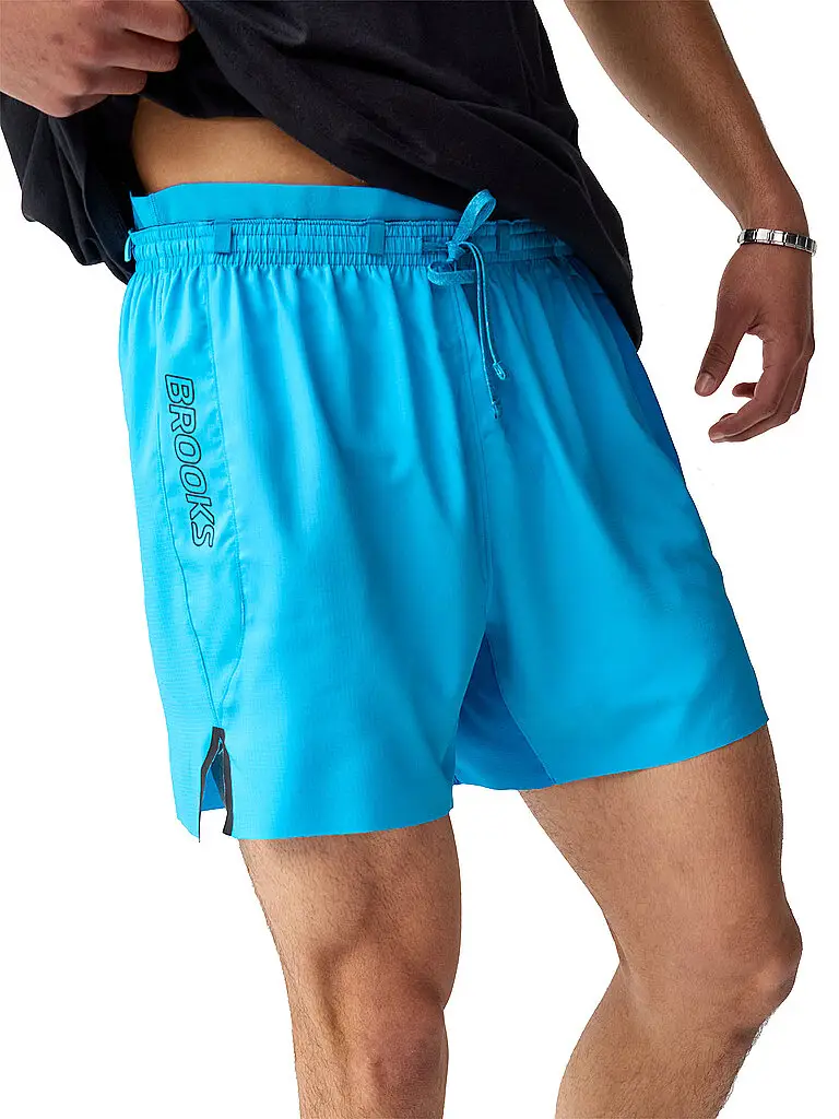 Pantaloncini da running da uomo Cascadia blu | S