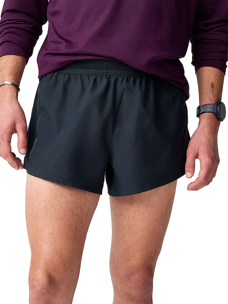 Pantaloncini da running da uomo Dash Speed nero | S