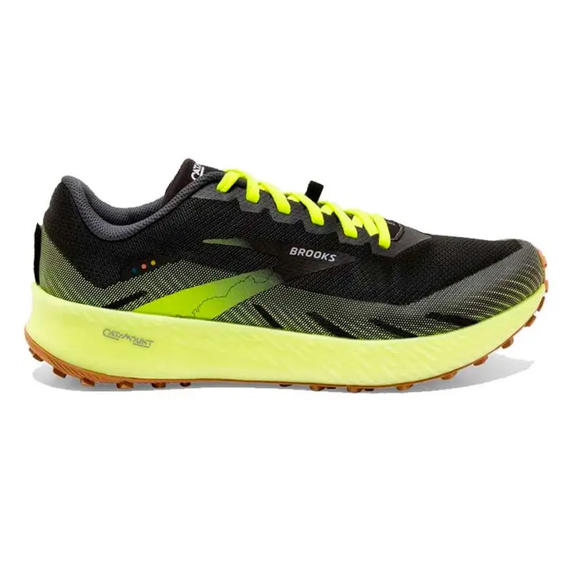 Scarpe Trail Running Catamount Nero Giallo Uomo EUR 42 / US 8,5