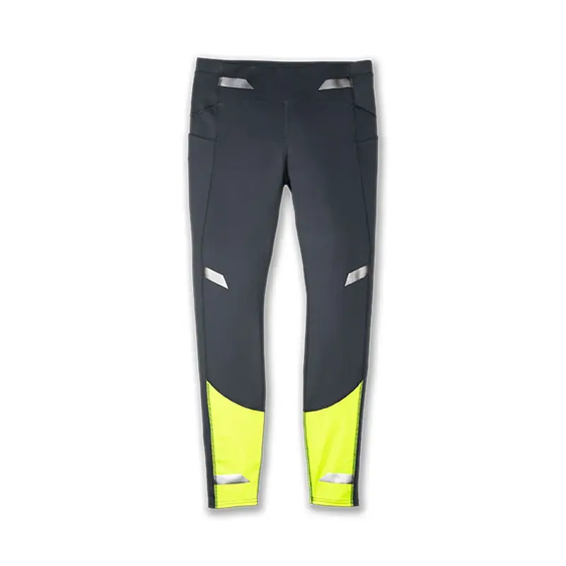 Tight Run Visible Grigio Nero Lime Donna XS