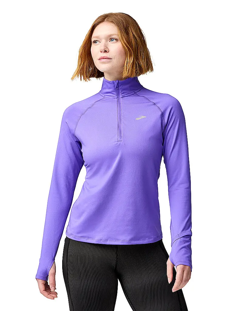 Zipshirt da running da donna Dash 3 0 lilla | XS