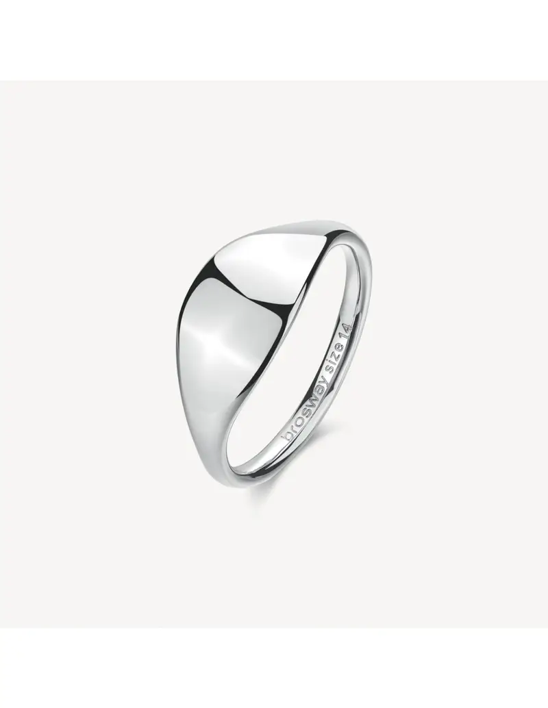 Anello sigillo BROSWAY Essential in Acciaio 316L BNL119B Misura 14