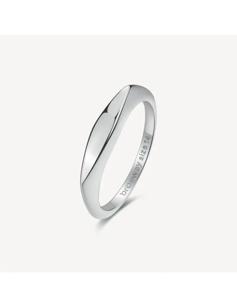 Anello sigillo BROSWAY Essential in Acciaio 316L BNL121C Misura 16