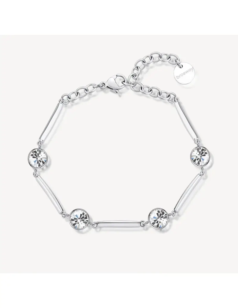 Bracciale BROSWAY AFFINITY BFF162 in acciaio 316L e cristalli Swarovski