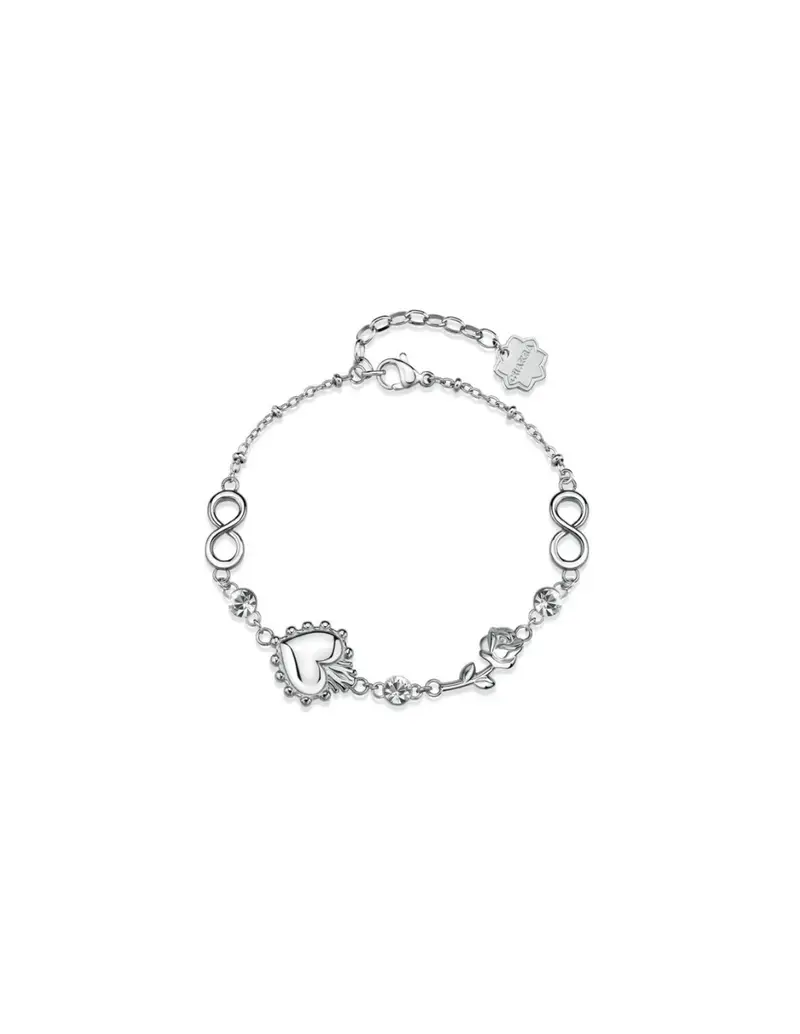 Bracciale BROSWAY Chakra Amore in acciaio 316L con Cuore BHKB281
