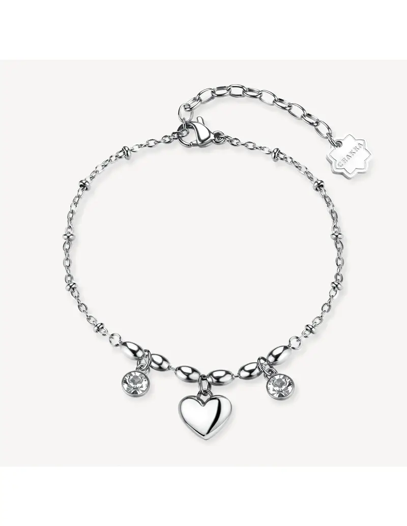 Bracciale BROSWAY Chakra Amore in acciaio 316L e Cuore BHKB263