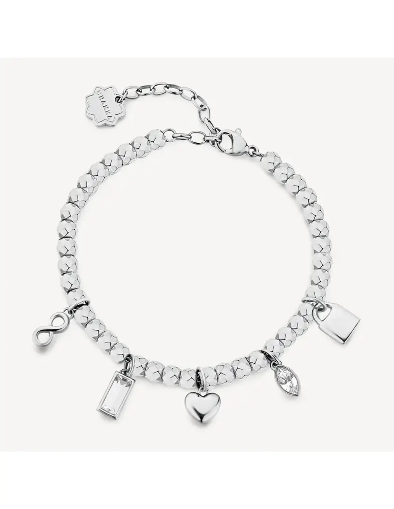 Bracciale BROSWAY Chakra in acciaio 316L BHKB249 Cuore