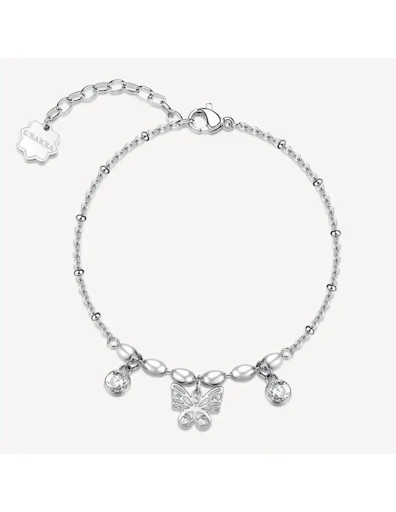 Bracciale BROSWAY Chakra Mistici in acciaio 316L e Farfalla BHKB267