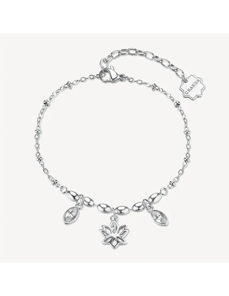 Bracciale BROSWAY Chakra Mistici in acciaio 316L e Fiore di Loto BHKB259