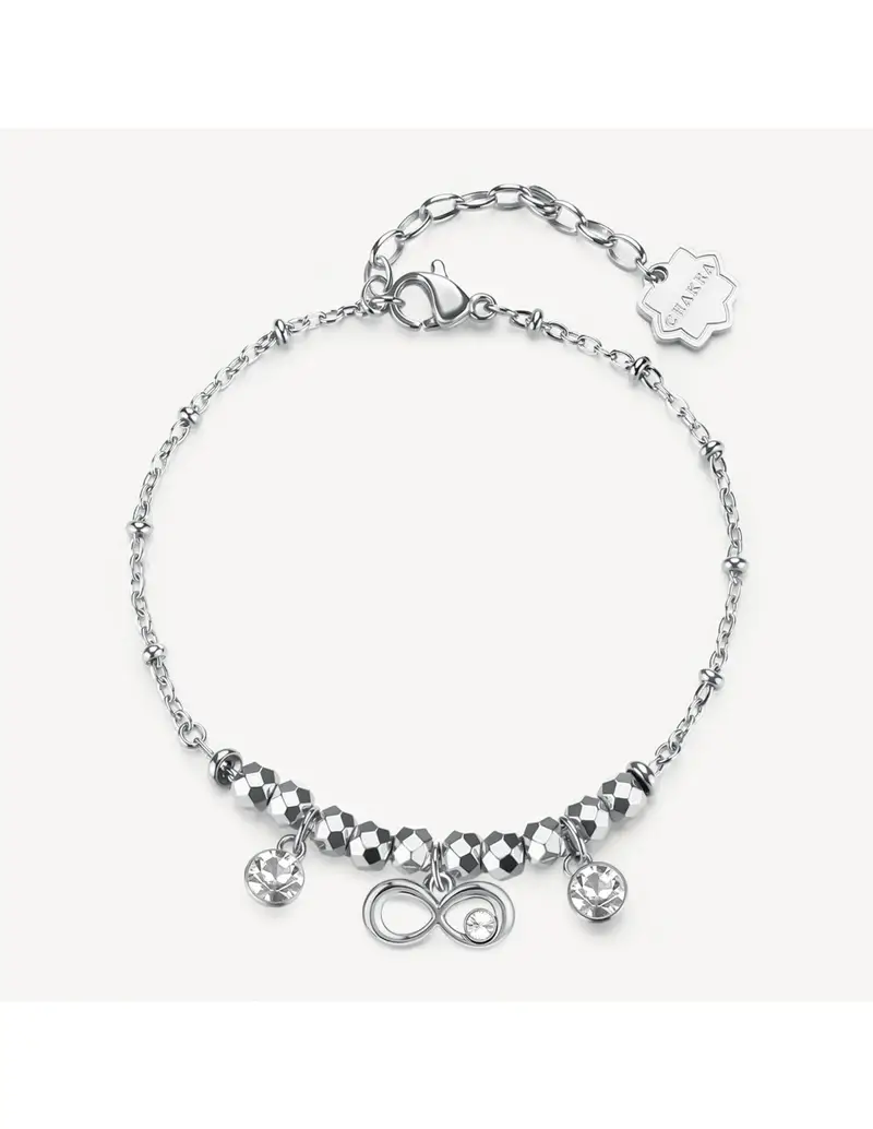 Bracciale BROSWAY Chakra Simboli in acciaio 316L e Infinito BHKB261