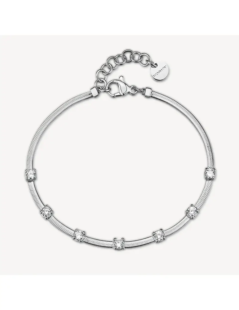 Bracciale BROSWAY Dreaming in acciaio 316L e cristalli BIG14