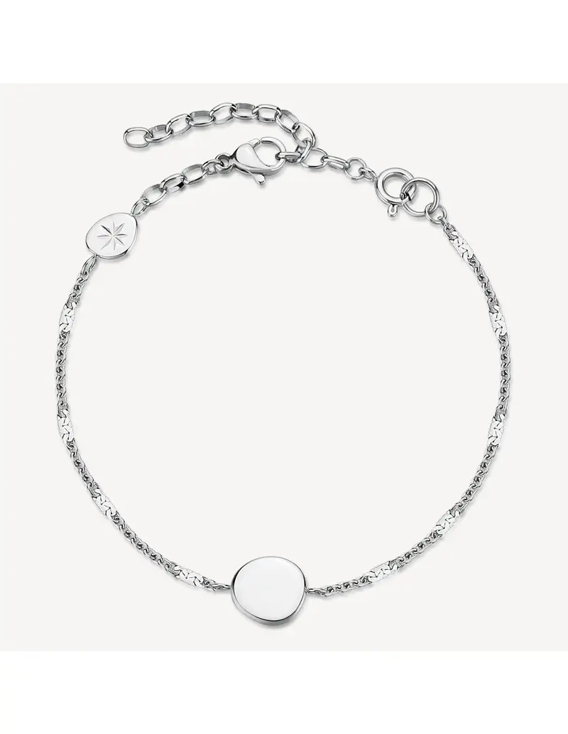 Bracciale BROSWAY Essential in Acciaio 316L BNL071 con piastrina centrale