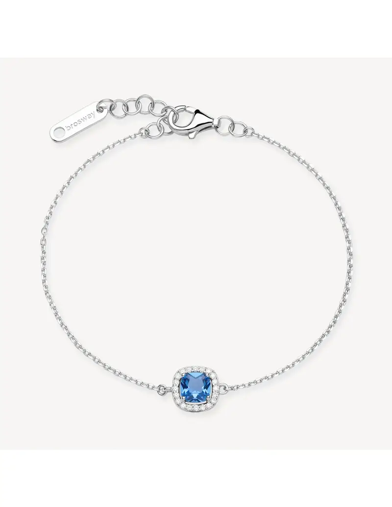 Bracciale BROSWAY FANCY in argento 925 e cristalli bianchi e sapphire FFB130