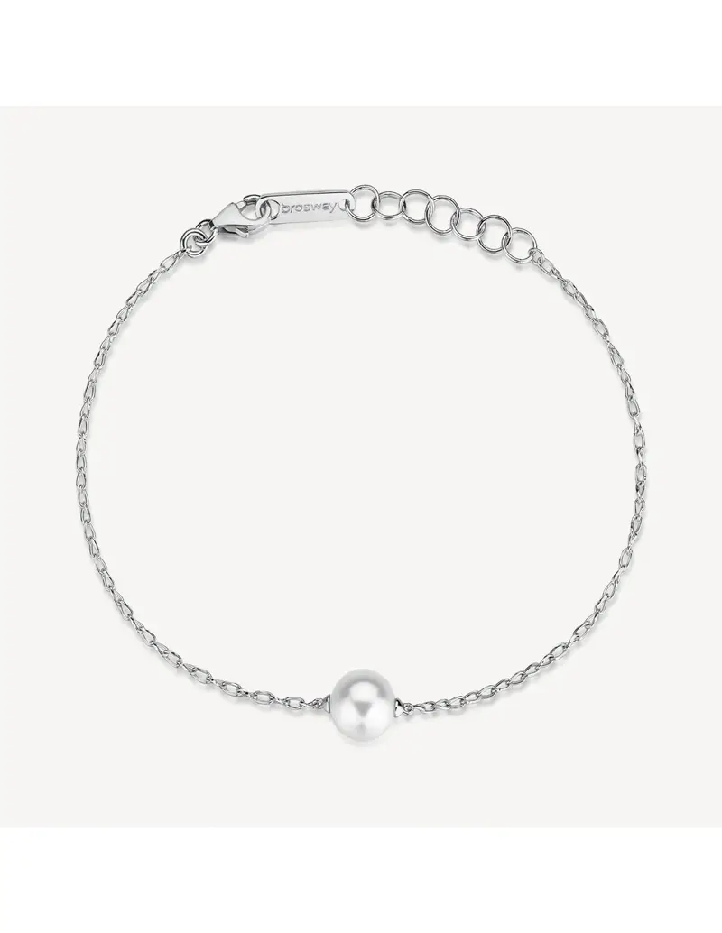 Bracciale BROSWAY FANCY in argento 925 e perla centrale FIW137