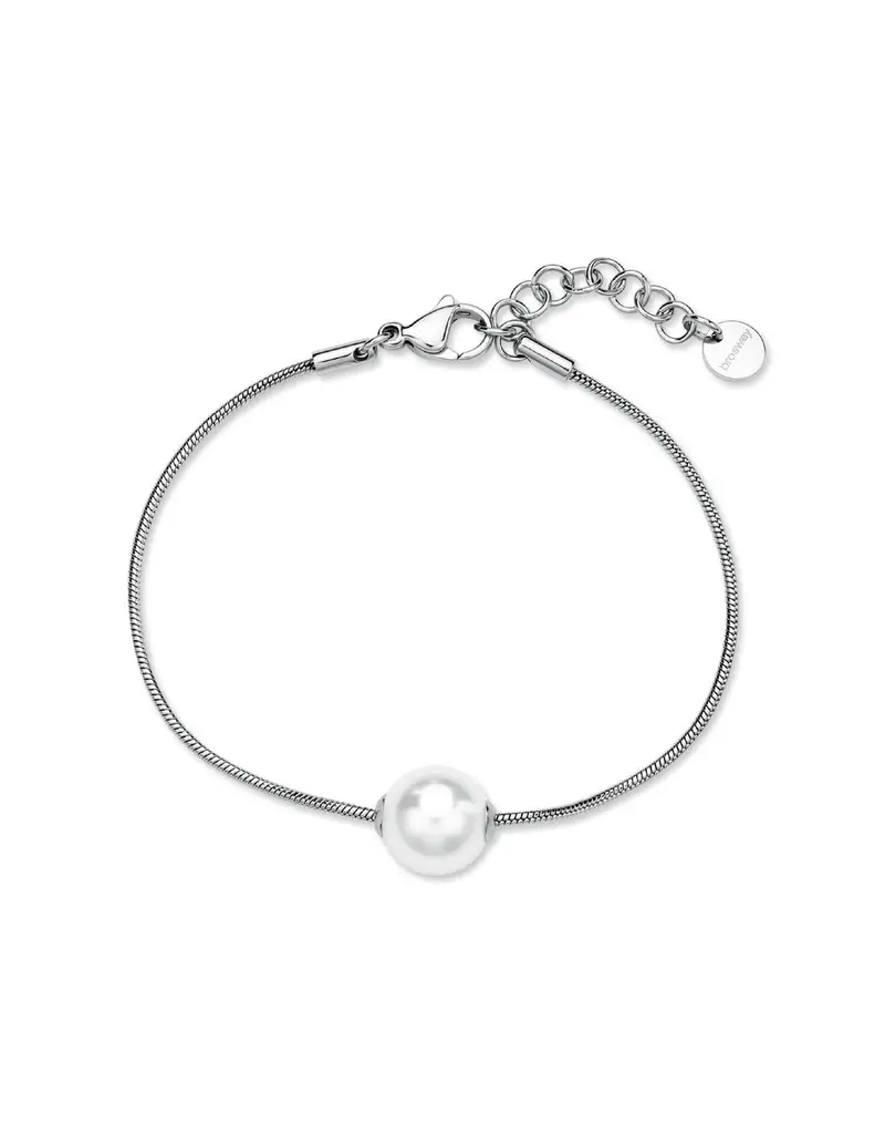Bracciale BROSWAY Perfect in acciaio 316L con perla BPC52