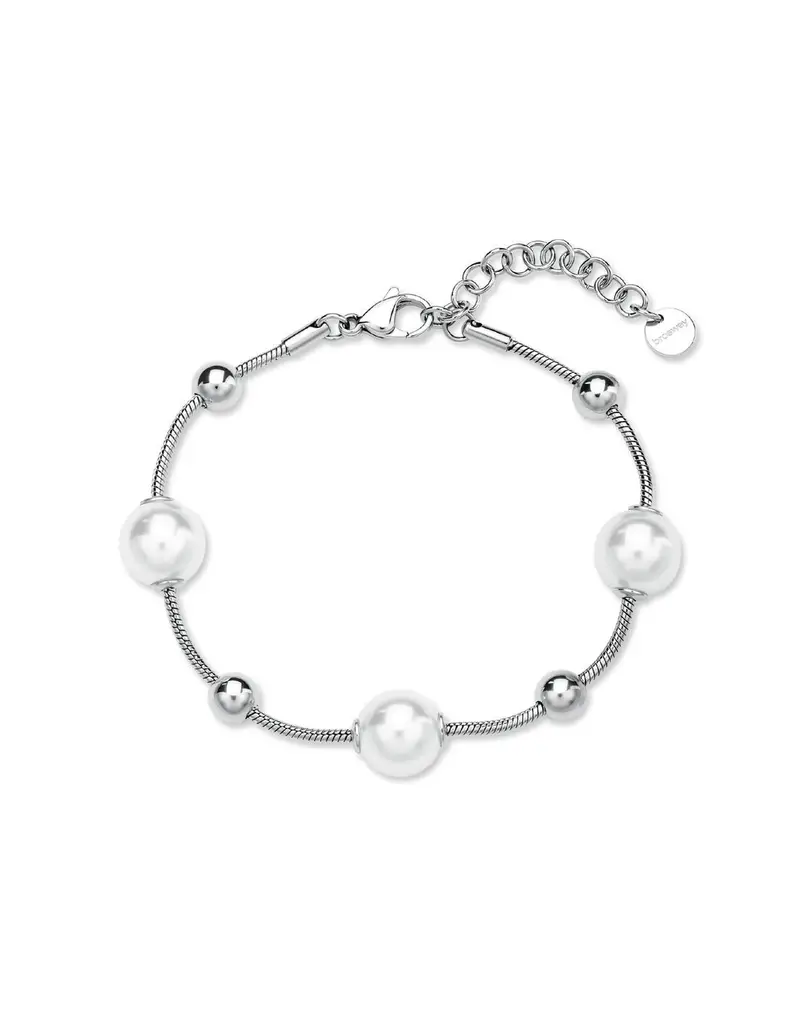 Bracciale BROSWAY Perfect in acciaio 316L perle e sfere BPC56