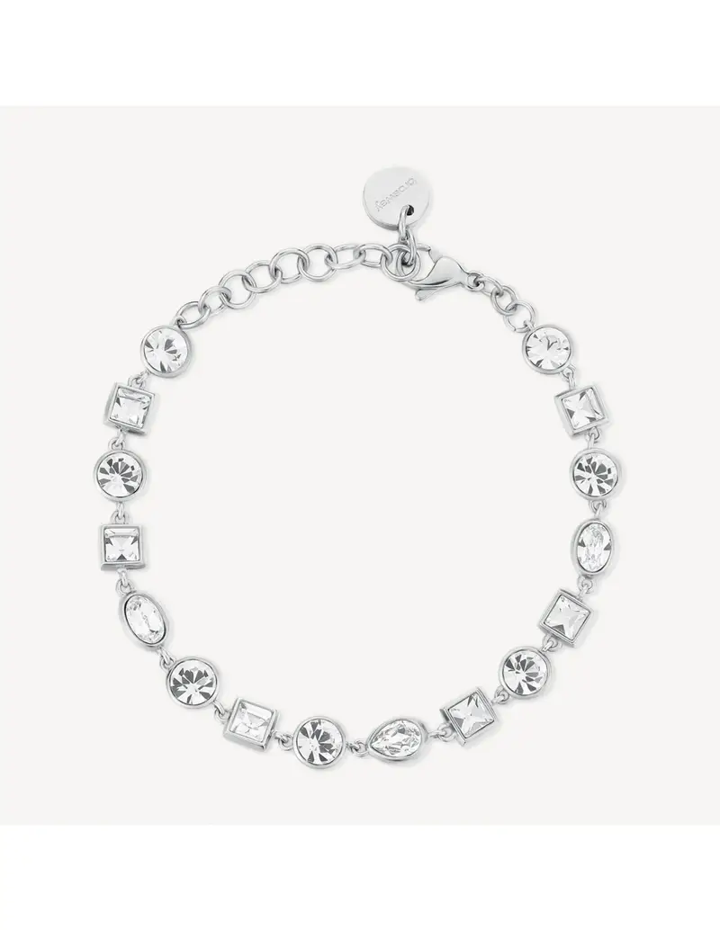 Bracciale BROSWAY Symphonia in acciaio 316L e cristalli BYM168