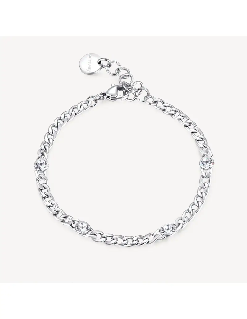 Bracciale BROSWAY Symphonia in acciaio 316L e cristalli BYM85