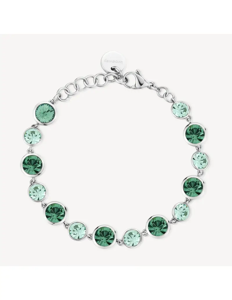 Bracciale BROSWAY Symphonia in acciaio 316L e cristalli multicolor BYM167