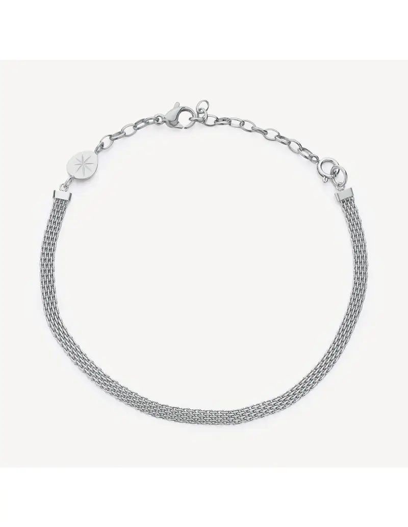 Bracciale catena maglia milano BROSWAY Essential in Acciaio 316L BNL069