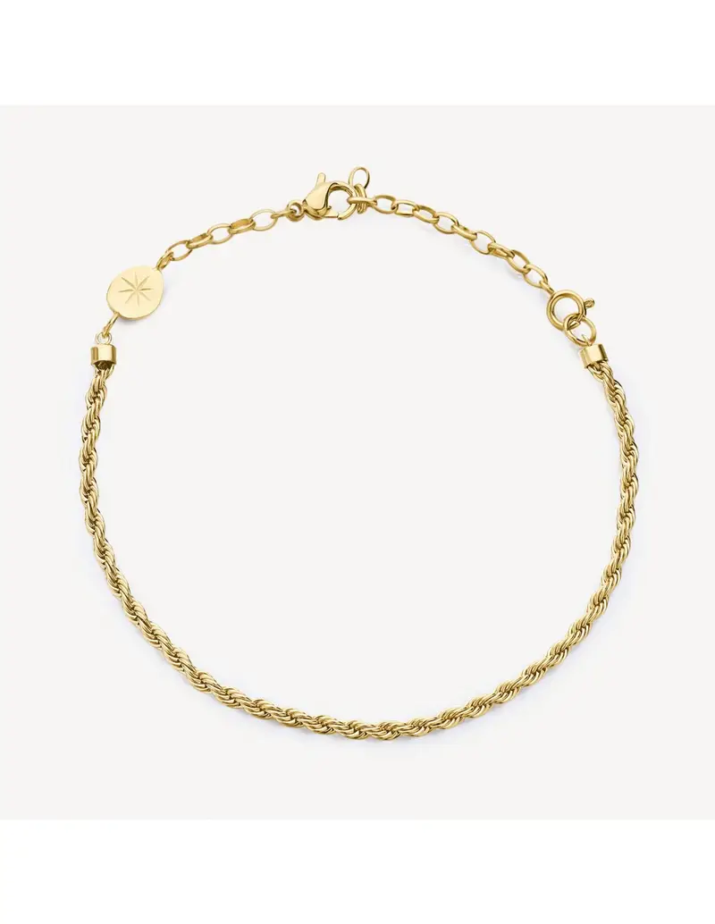 Bracciale catena torchon BROSWAY Essential in Acciaio 316L dorato BNL056