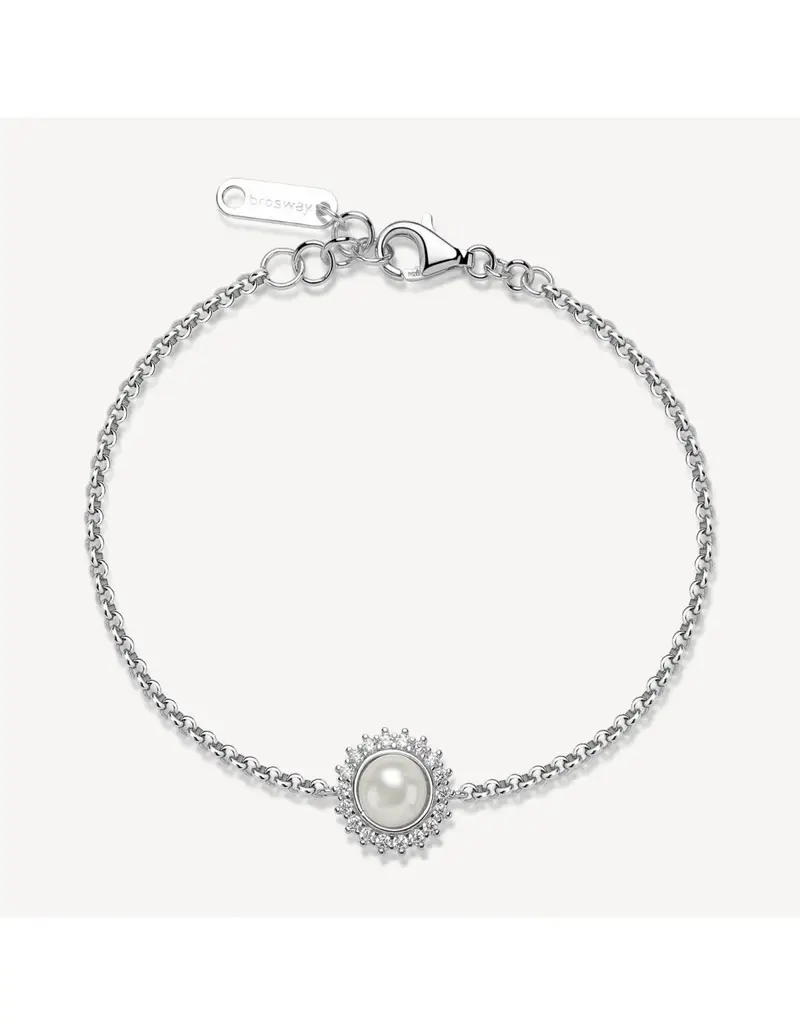 Bracciale Kate BROSWAY FANCY in argento 925 con perle e cristalli FIW138
