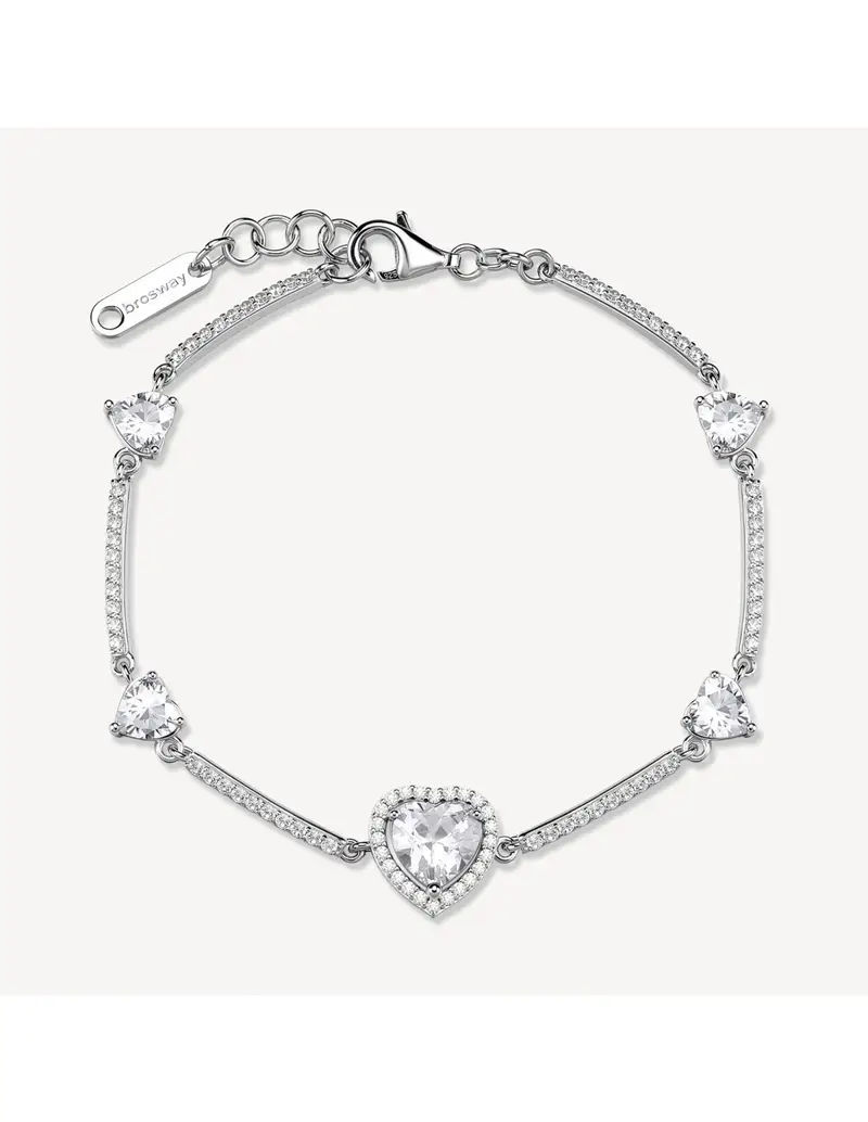 Bracciale semirigido BROSWAY FANCY in argento 925 cristalli bianchi FIW164