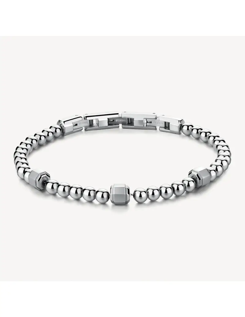 Bracciale Uomo BROSWAY Riptide in Acciaio con sfere 316L BTD032