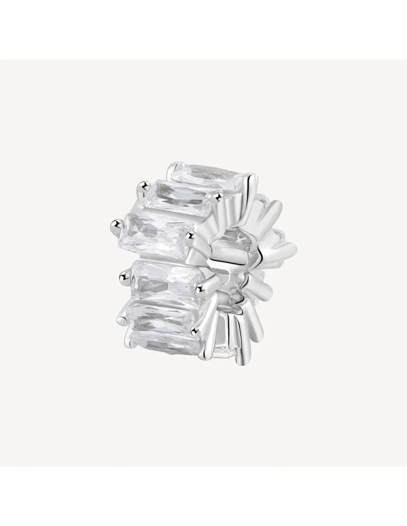 Charm BROSWAY FANCY in argento rodiato 925 e cubic zirconia FIW03