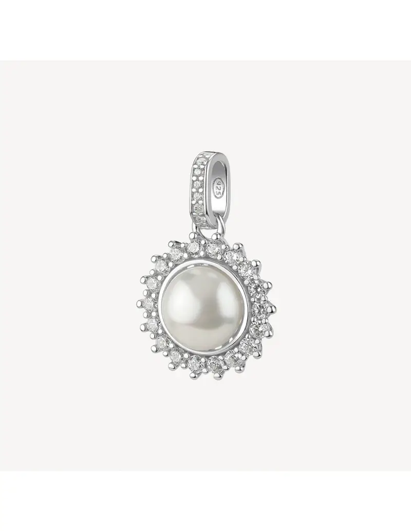 Charm Kate BROSWAY FANCY in argento 925 con perle e cristalli FIW133