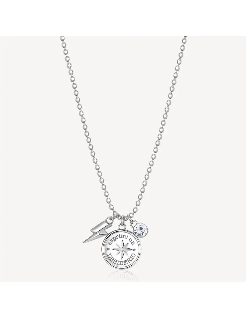 Collana BROSWAY Chakra Portafortuna in Acciaio 316L BHKL05 Rosa dei Venti