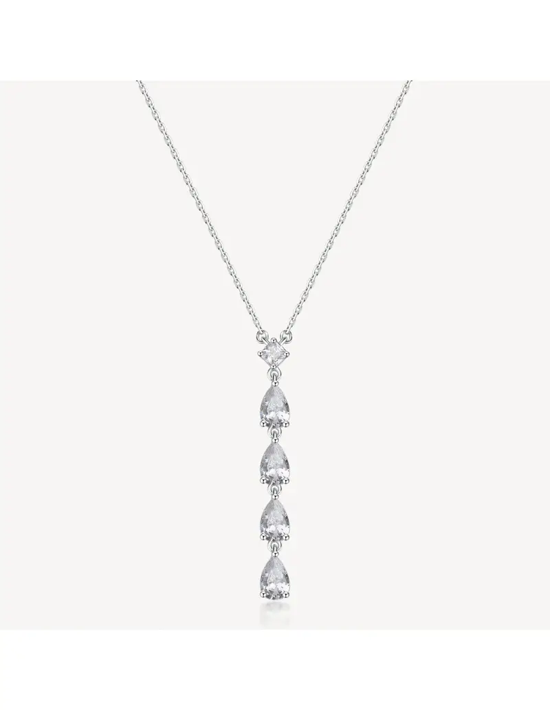 Collana BROSWAY FANCY in argento 925 e cubic zirconia bianchi FIW114