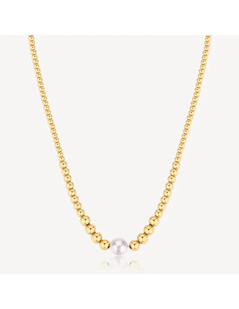 Collana BROSWAY Perfect BPC04 in acciaio 316L dorato con sfere e perla